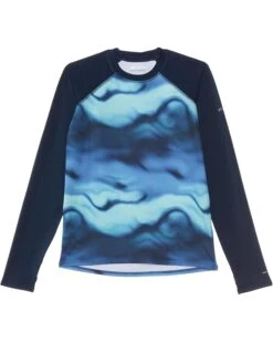 Columbia Kids Sandy Shores™ Printed Long Sleeve Sunguard (Little Kids/Big Kids) | Swimwear