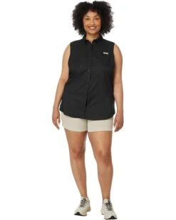 Columbia Plus Size Tamiami Sleeveless Shirt | Shirts & Tops -Cool Wear Store 61keOdQinuL. AC SR736920