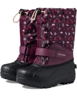 Columbia Kids Powderbug Forty Print (Toddler/Little Kid/Big Kid) | Boots