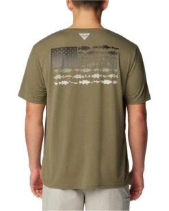 Columbia PFG™ Fish Flag Tech Tee Short Sleeve | Shirts & Tops -Cool Wear Store 71FxES43QRL. AC SR736920