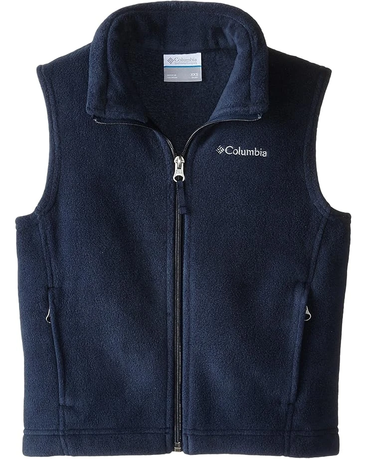 Columbia Kids Steens Mountain™ Fleece Vest (Little Kids/Big Kids) | Coats & Outerwear 1 Columbia Kids Steens Mountain™ Fleece Vest (Little Kids/Big Kids) | Coats & Outerwear